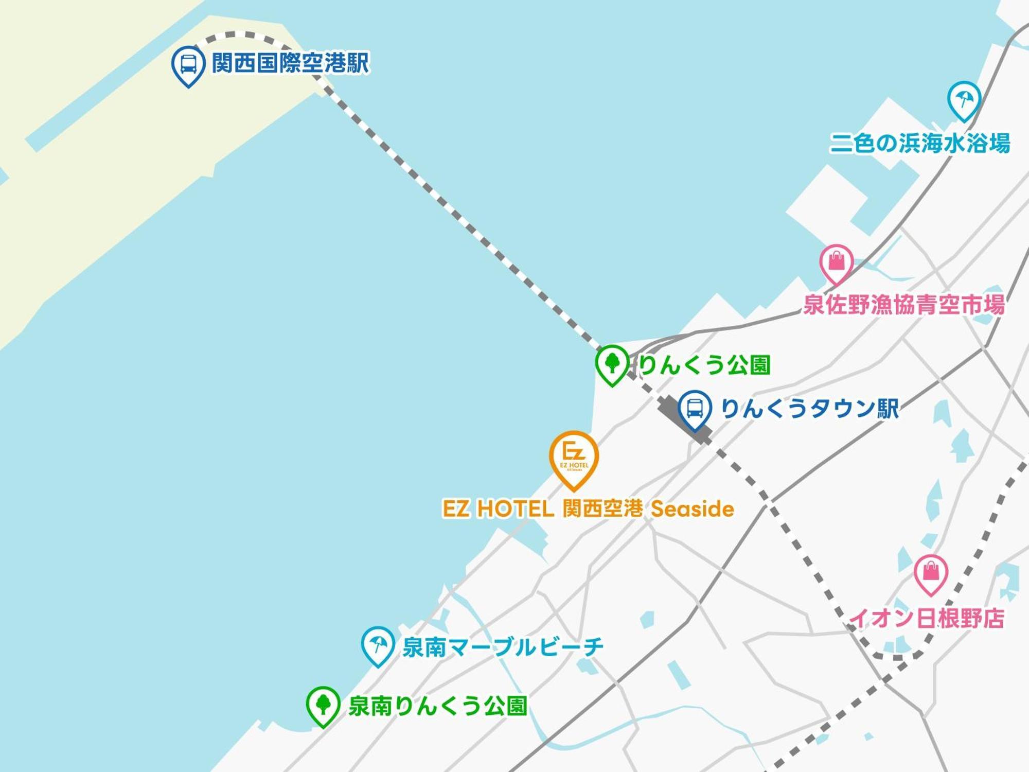 Ez Hotel Kansai Airport Seaside Izumisano Exteriör bild